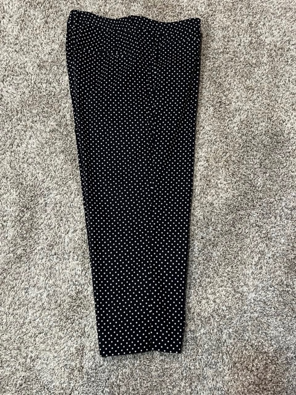 TALBOTS *SIZE 10* BLACK & WHITE DOT PERFECT SKIMMERS